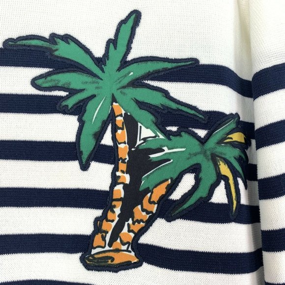 J Crew Striped Sweater Size Small Cabana Patches - Picture 5 of 11